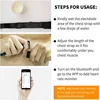 FITCENT 5.3Khz Heart Rate Monitor Chest Strap Bluetooth ANT+ HR Sensor for Peloton Garmin Watch Polar Wahoo Fitness DDP Yoga 2