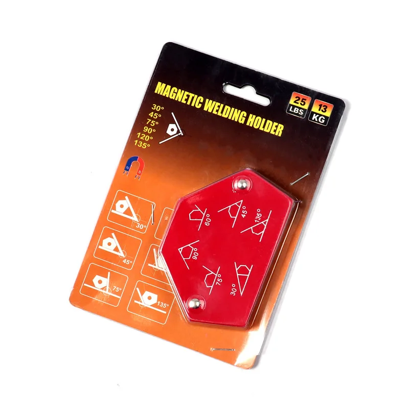 2PCS 25LB Magnetic Welding Holder Arrow Shape For Multiple Angles Holds Up For Soldering Assembly Welding Pipes Installation