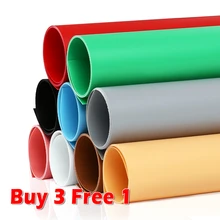 PVC Photography Backgrounds Waterproof Double Sided Matte Green Screen Chromakey Backdrop For Photo Studio Equipment Accessories