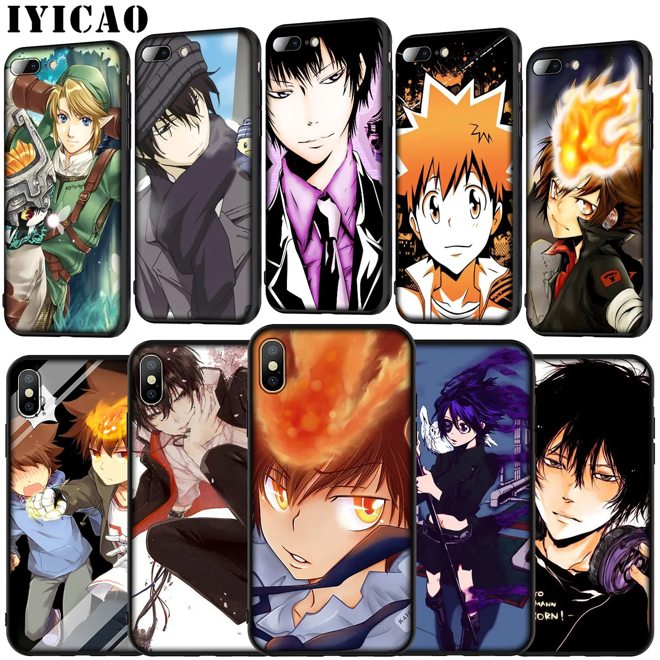 IYICAO Hitman Reborn Мягкий силиконовый чехол для Huawei P30 P20 Pro P10 P9 Lite Mini 2017 2016 P Smart Z Plus 2019 |