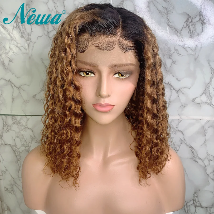 Newa волос 13x6 Синтетические волосы на кружеве человеческие волосы парик с Омбре Синтетические волосы на кружеве парик с ребенком волос бразильский Волосы remy волнистые парики