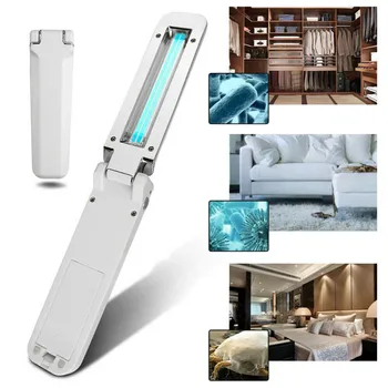 

Handheld 2W UV Sterilization Lamp UVC Disinfection Lamp Folding Ultraviolet Disinfection Light Travel Sterilizing Lights