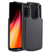 Для Xiaomi Redmi Note 8T чехол для зарядного устройства 5000 мАч запасное зарядное устройство Внешний аккумулятор чехол для аккумулятора расширяемый до 6,5 дюймов чехол для телефона