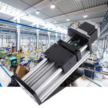 

500mm Stroke Linear Guide Rail Slide Table with Nema17 42 Stepper Motor Linear Actuator CNC Part Accessories