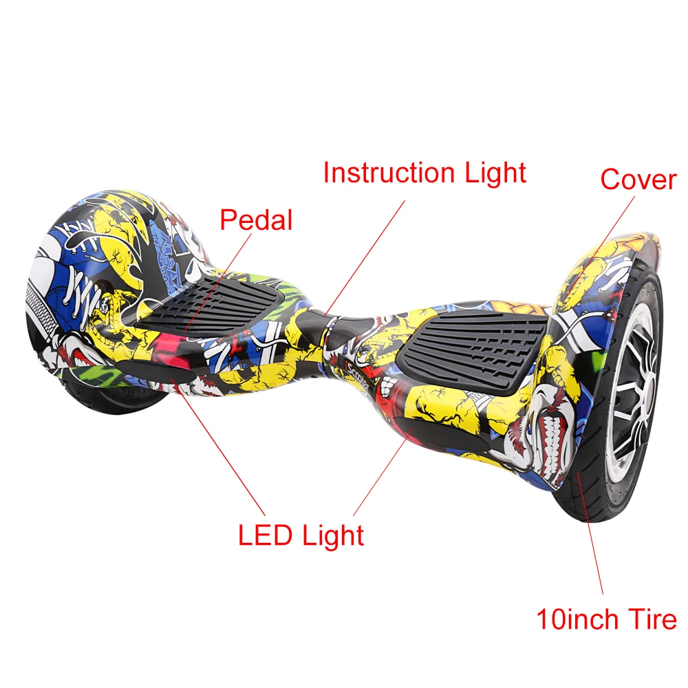 10 inch Self Balancing Hoverboard with Two Wheels and Bluetooth 13 10 inch Self Balancing Hoverboard with Two Wheels and Bluetooth 18