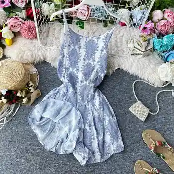 

bodysuit Women Clothes Rompers Hollow Out Summer Casual Print Camis Sexy Backless Jumpsuit Holiday Playsuit Jumpsuits new