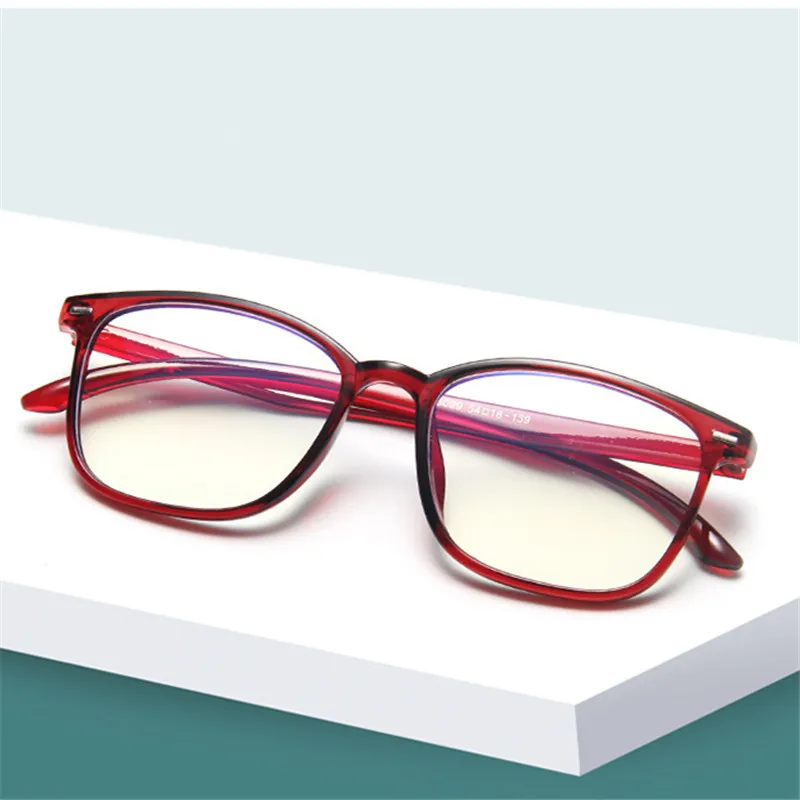 

Retro Women Plastic Glasses Frame Men Clear Lens Anti-blue Computer Optical Eyeglasses Frames for Female