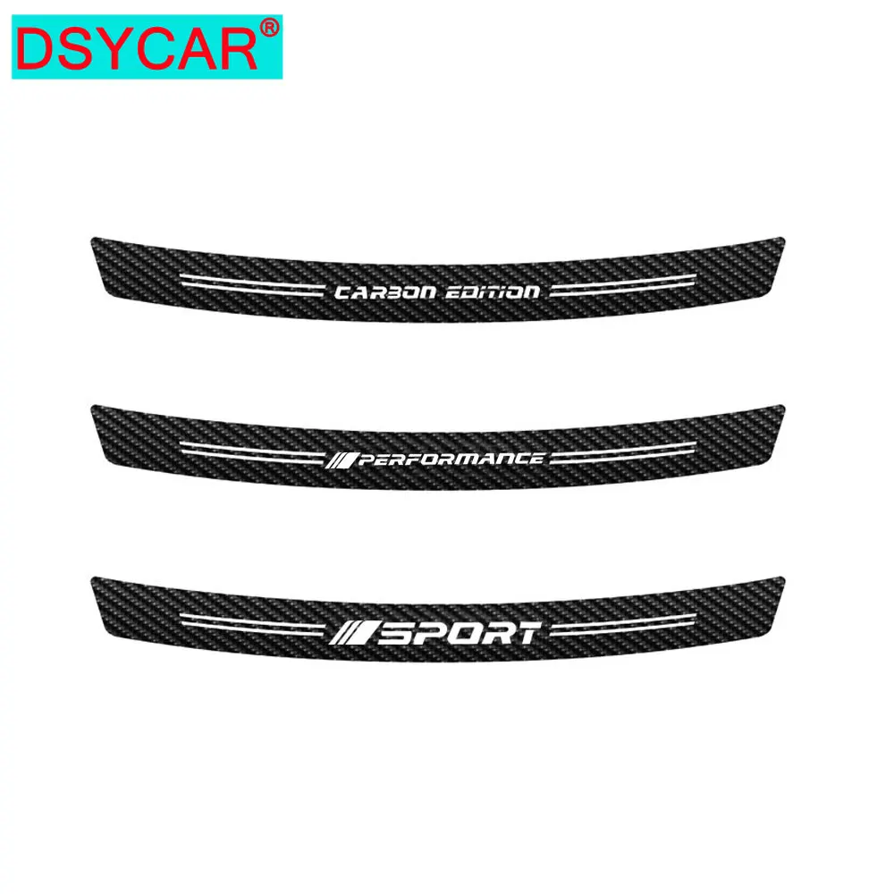 DSYCAR 1Pcs Car Styling Rear bumper Trunk Edge Protector Guard Trim 5D Carbon Fibre Vinyl Decal stickers for BMW All Series | Автомобили и