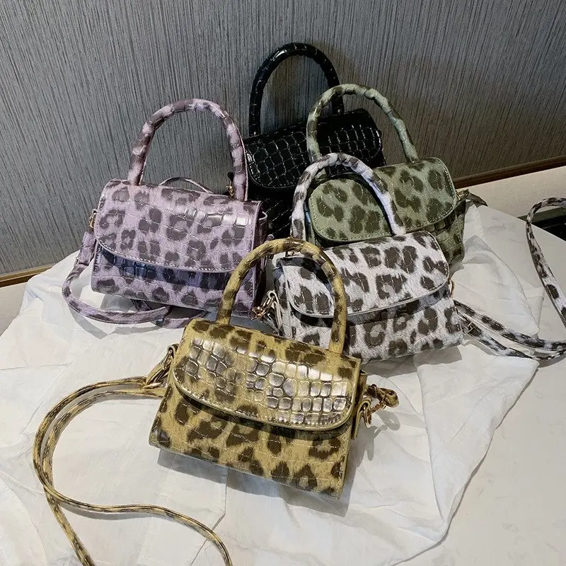 

Mini Crocodile Pattern Hangbags For Women 2020 Luxury Designer Quality PU Leather Shoulder Messenger Bag New Fashion Ladies Tote