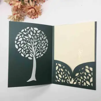 

12pcs Tree Of Life Pattern Design Invitation Cards ，Message Cards Letter Cover Pearl Paper Colors Supplies