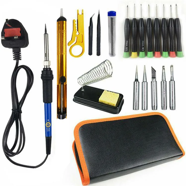 

936 Constant Temperature Internal Heating Electric Soldering Iron 60w Thermostat 110 v us Standard 220V Soldering Iron Kit Combo