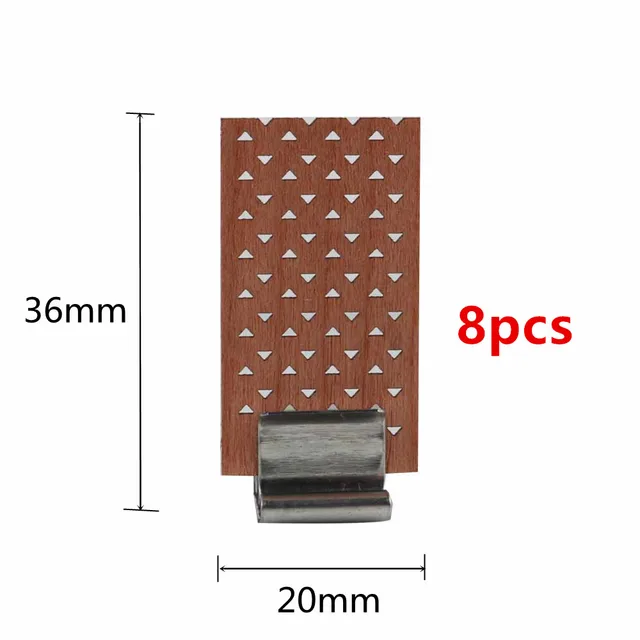 2-10cm Large Width Wooden Candle Wicks With Metal Bases Candle Cores Supplies DIY Candle Making Soy Wax Candles Parffin Wax Wick 20x36mm 8pcs