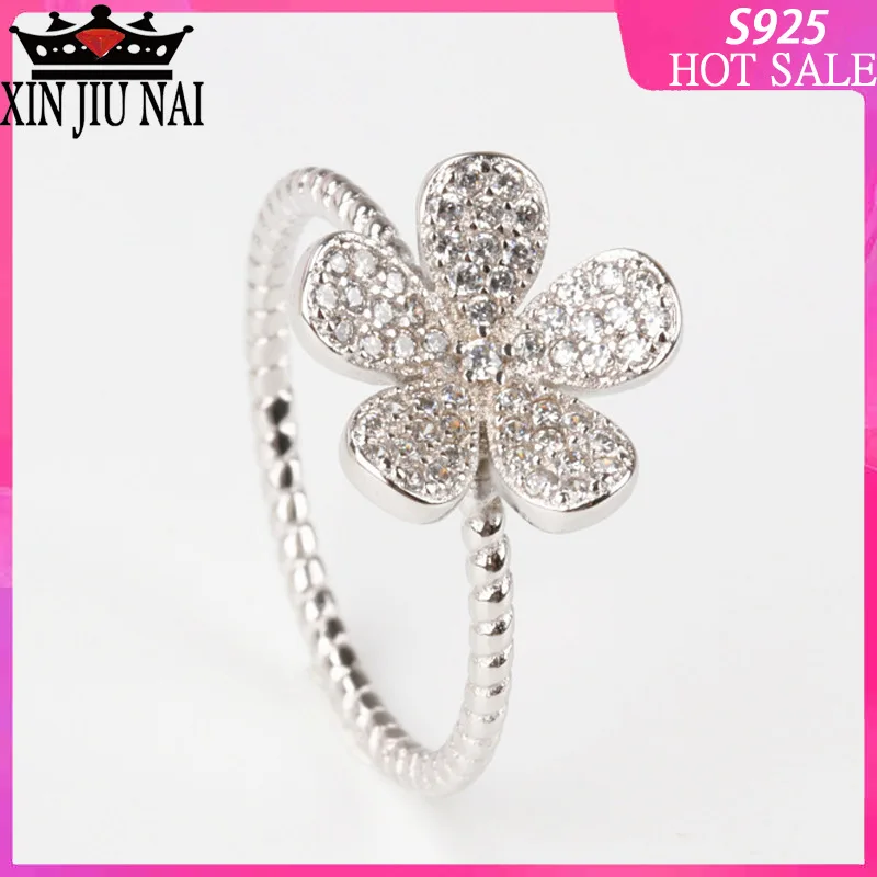 

Twist twist rope women's micro diamond ring leaf grass four-leaf grass combination ring gold-plated jewelry wholesale station