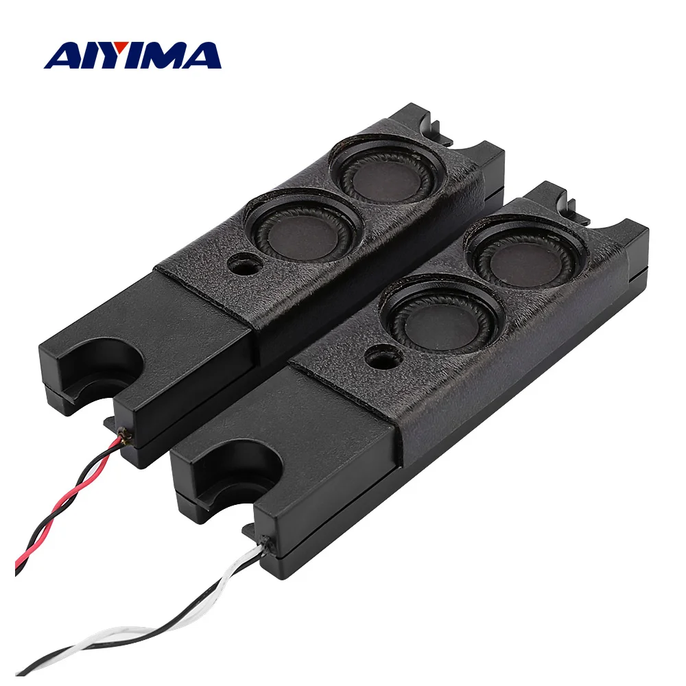 AIYIMA 2 шт. 3 Вт Портативный Аудио пассивный динамик громкий DIY MP3 музыкальный плеер