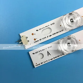 

100%NEW 8 PCS(4*A,4*B)825mm LED strip 8 leds For LG INNOTEK DRT 3.0 42"_A/B TYPE 42LB5610 42LB5510 42LY320C 42GB6310 TV LCD 42LB