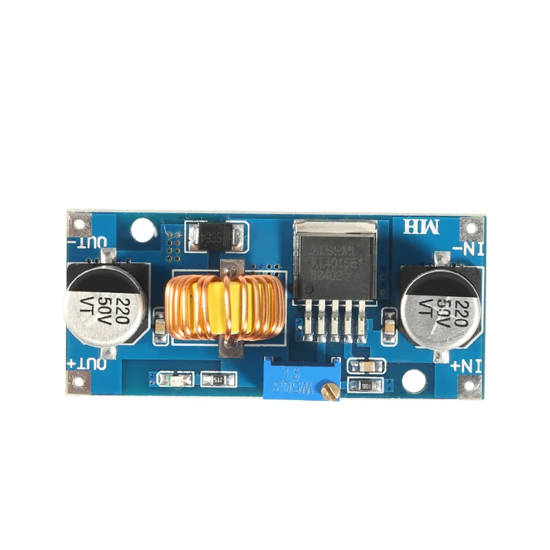 XL4015 DC-DC понижающий Регулируемый источник питания светодиодный модуль зарядного устройства для литиевых батарей 5A Max DC 5 V-30 V To 0,8 V-24 V 300KHz DIY KIT