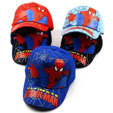 Шапки для маленьких мальчиков и девочек; детская бейсбольная кепка с милым рисунком Человека-паука; модная солнцезащитная Кепка; повседневные карнавальные вечерние бейсболки; подарки