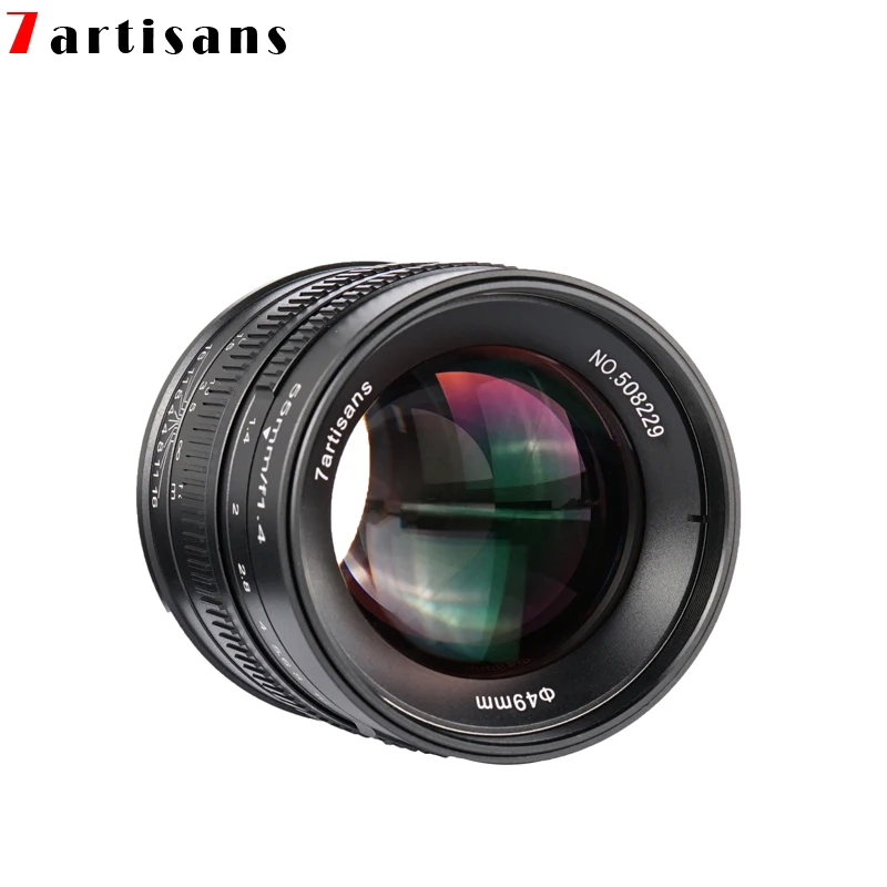 Объектив для фотоаппарата 7artisans 55 мм F1.4 подходит Canon EOS M Fuji|camera lens|lens cameralens for canon |
