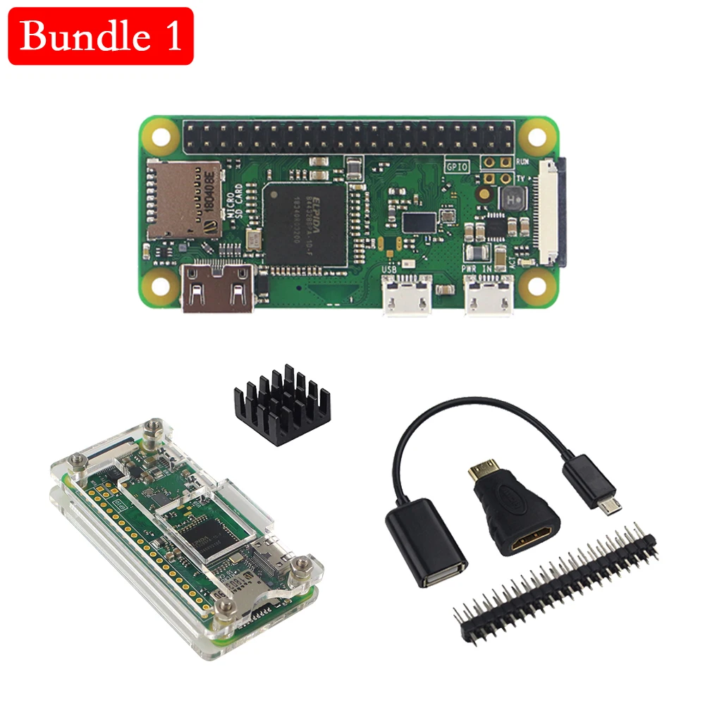 Raspberry Pi Zero WH встроенный WiFi Bluetooth с 40-контактным предварительно припаянным разъемом 1G HZ cpu 512M ram мини-ПК Raspberry Pi 0 WH