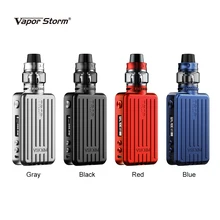 Vapor Storm Tip Vape Starter Kit электронные сигареты с поездкой 200 Вт TC VW TCR Box Mod 6 мл Sub Ом бак с сеткой катушки атомайзер вейпер
