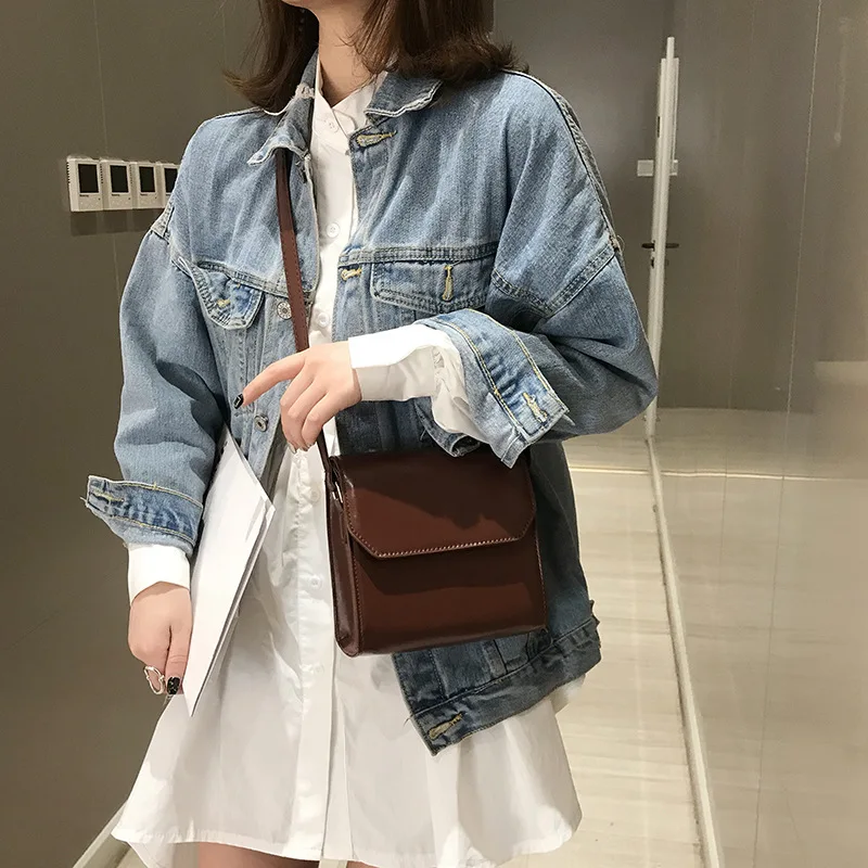 Beste Retro Tassen Vrouwen Tas Schoudertas Telefoon Coin Messenger Bag Kleine Vierkante Tas voor Meisjes Casual Studenten Zak vrouwelijke PU Zak