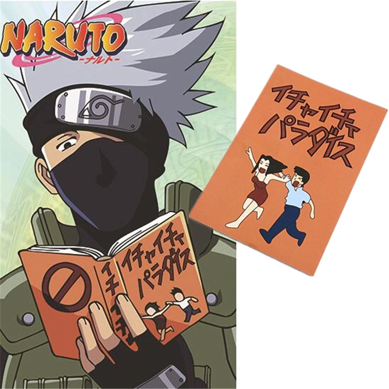 Anime Notebook Kakashi Icha Icha Paradise Cosplay Costumes Props Color Page Notepad Costume Props Aliexpress