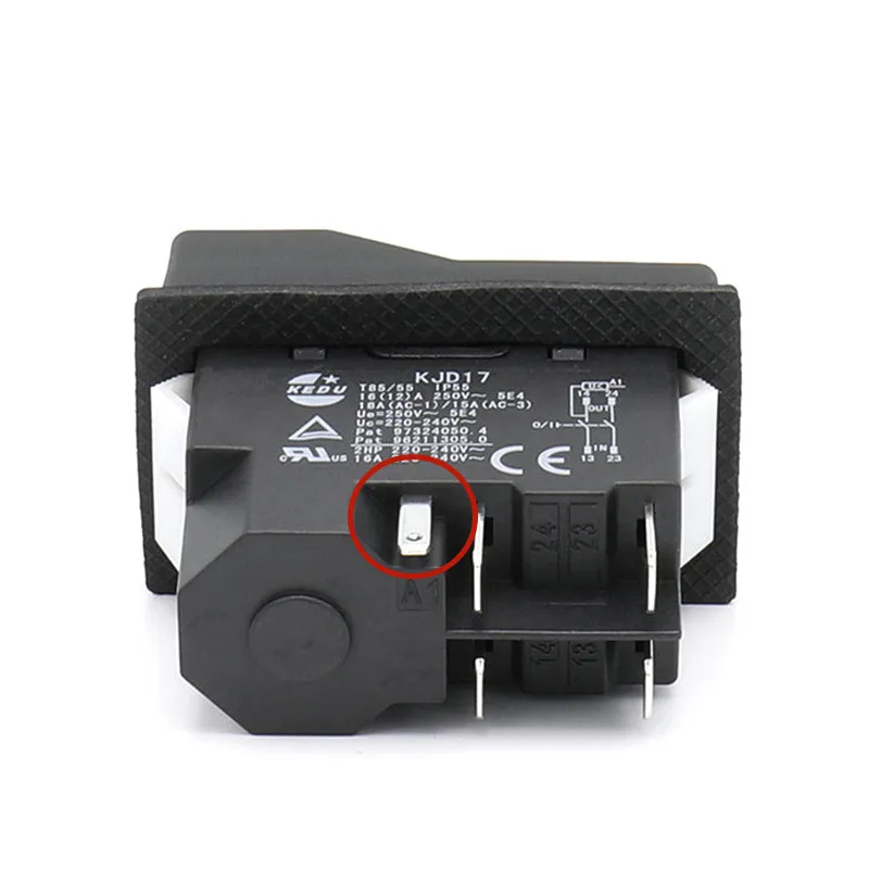 KEDU KJD17 KLD28A/KJD17A Electromagnetic Starter Push Button Switches Machine Tool Equipment IP55 Waterproof Safety switch 28A