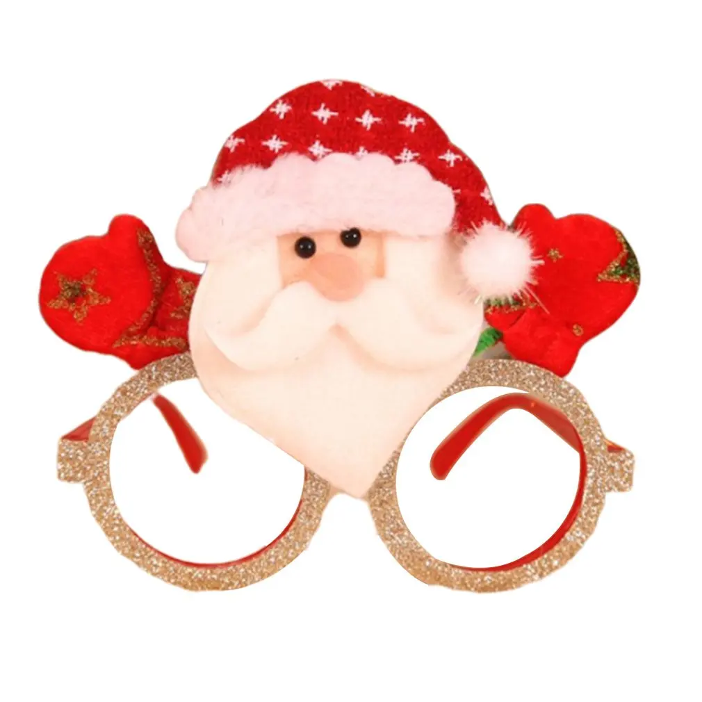 Рождественские декоративные очки для взрослых и детей, рождественские подарки, праздничные принадлежности, вечерние, креативные очки для пожилых людей