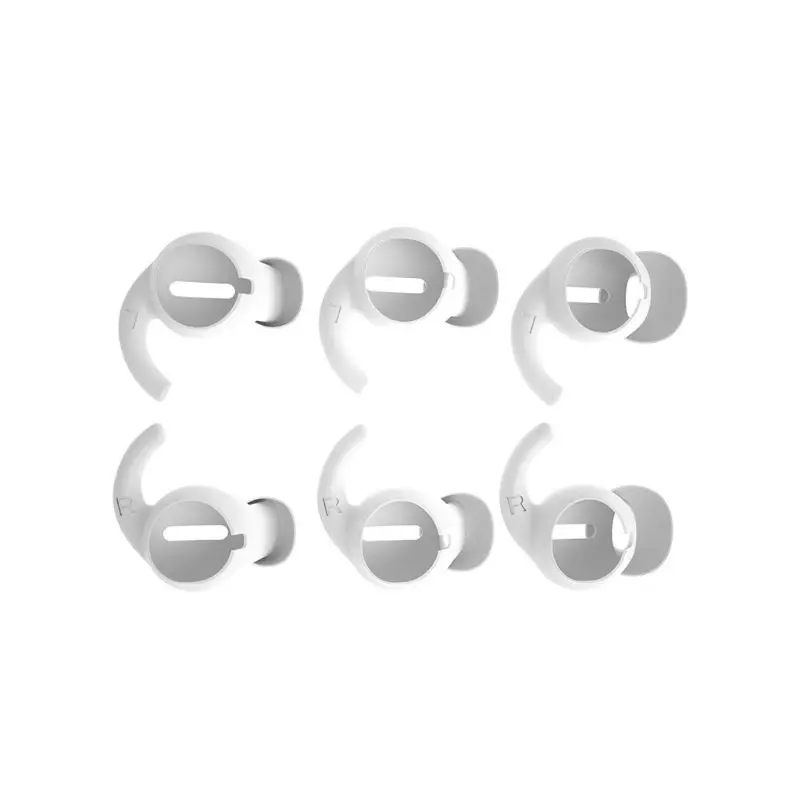 3 пары мягких силиконовых наушников Earpods Cover Eartip Cap для Airpods 1/2 19QA|Смарт-аксессуары| |