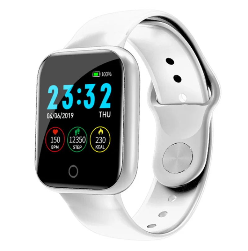 Nuevo reloj inteligente para hombres y mujeres reloj inteligente para Android IOS Electronic reloj inteligente rastreador de Fi - Цвет: white
