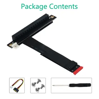 

32G/bps PCI-e 3.0 16x To M2 M.2 NVMe Key-M 2230 2242 2260 2280 Riser Card Gen3.0 W91A