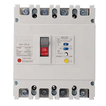 

Promotion! Leakage Protection Circuit Breaker, BEM1LE-250/4300 160A 3P+N Air Switch Leakage Protection Low Voltage Moulded Case
