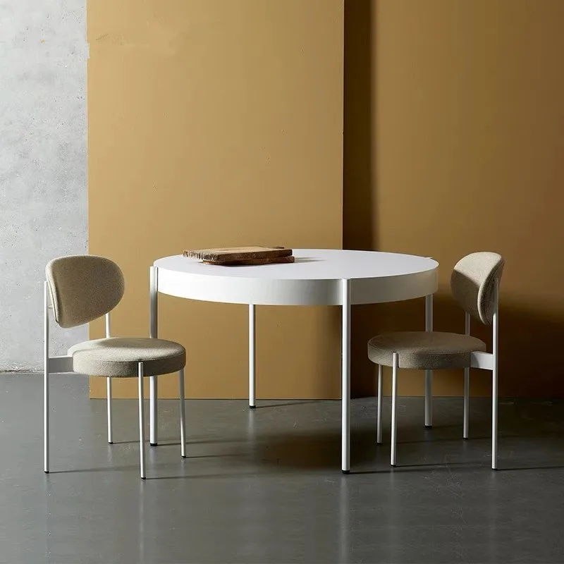 Nordic INS Outdoor Casual Home Furniture Dining Table and Chair Simple Modern Iron Personality Creative Comfortable Coffee Chair