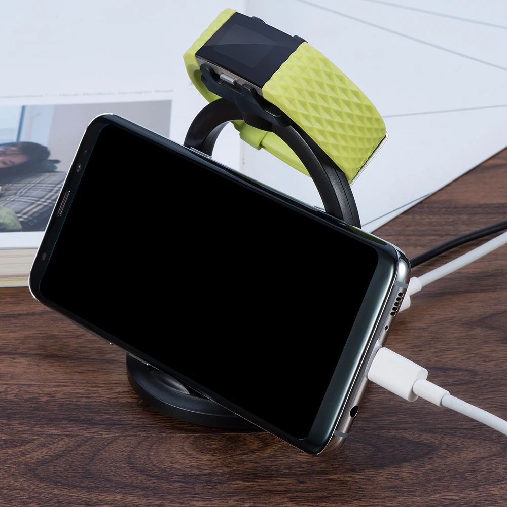 USB кабель для зарядки аккумулятора зарядная док-станция Держатель для Fitbits Charge 2