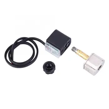 

10mm 0.8Mpa Cast Iron Solenoid Valve Mute Oil Free Unloading Drain Valve Air Compressor Pump Fitting Adopt Thread Connection