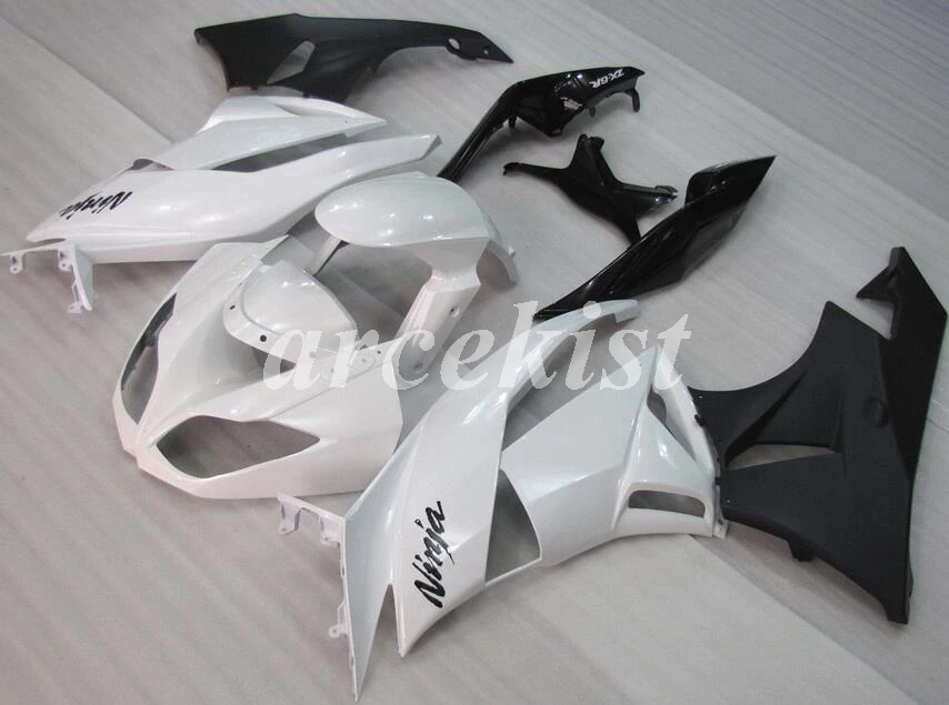 Качество OEM Новое ABS Обтекатели комплект подходит для kawasaki Ninja ZX6R 636 2009 2010 2011 2012 6R 09, 10, 11, 12, ZX-6R черный, белый цвет на заказ