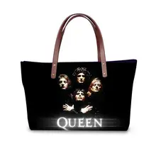 Крутая женская сумка-тоут для женщин, королевская группа Фредди Меркурий, сумка через плечо с принтом для покупок, женская сумка, Большая вместительная сумочка