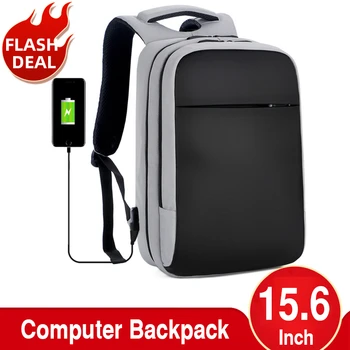 

Waterproof Men Weekend Travel Business Backpack Shock Resistant Laptop Backpack USB Charging Working Daypack School Bags Mochila