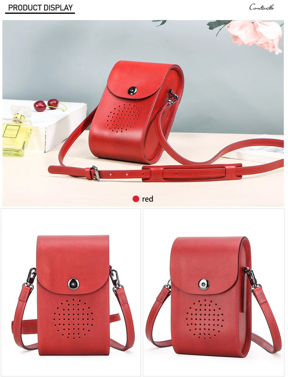 New Fashion Women Genuine Leather Phone bag case For iphone 11 12  13  Pro X Crossbody Bag for iphone se 2020 shoulder bag redVegetable Leather Fashion Women Phone bag case For iphone 11 Pro X Crossbody Bag for iphone se 2020 shoulder bag red Female waterproof phone holder