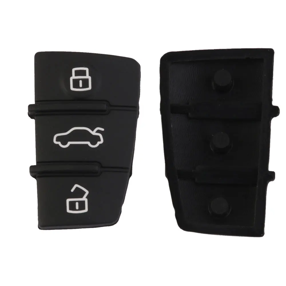 3 Button Replacement Key Fob Shell Case Fit for Audi A3 A4 A5 A6 A8 Keyless Entry Remote Key
