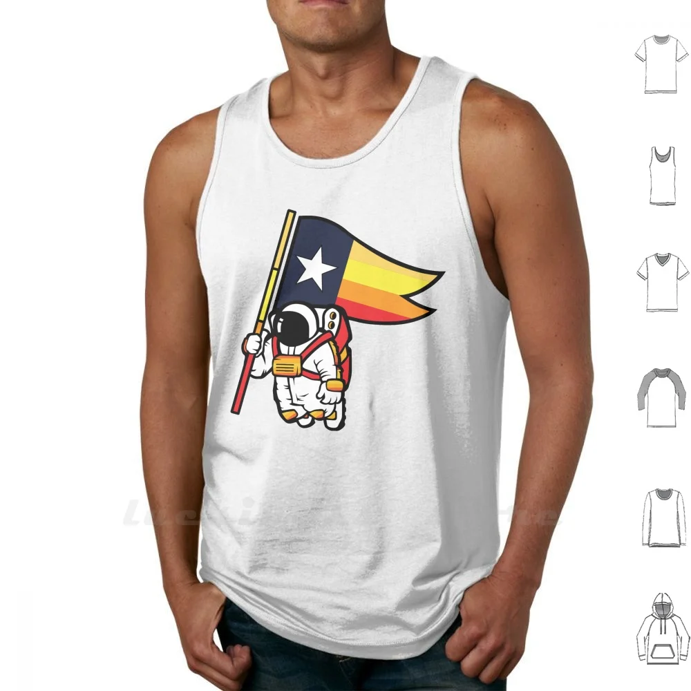 Houston Champ Texas Flag Astronaut Space City Tank Tops Vest Sleeveless Astros  Astros Score Astros Schedule - Tank Tops - AliExpress