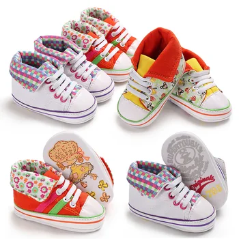 

New Canvas Classic Sports Sneakers Newborn Baby Boys Girls First Walkers Shoes Infant Toddler Soft Sole Anti-slip Baby Shoes