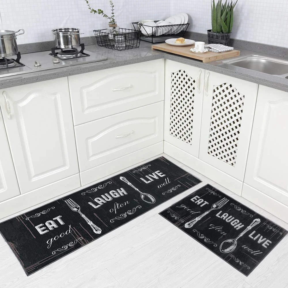 Carvapet Kitchen Rugs Mats Anti Slip Backing Mat Carpets In The Kitchen Throw Rug For Kitchen Doormat Runner Rug Doormat Mat Aliexpress