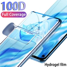 100D с загнутыми краями на весь экран гидрогель пленка для samsung Galaxy A50 A70 A40 A10 A20e A30 A60 A80 A90 M10 M20 Экран протектор не Стекло