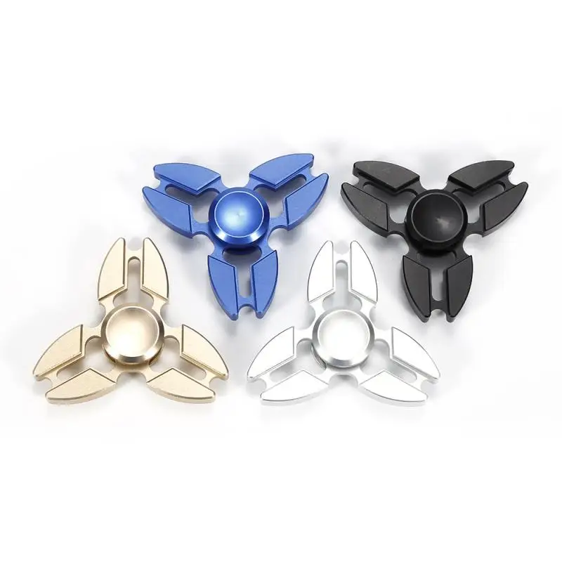 Finger Spinner Для Снятия тревоги стресс фиджет гироскоп треугольник алюминиевый