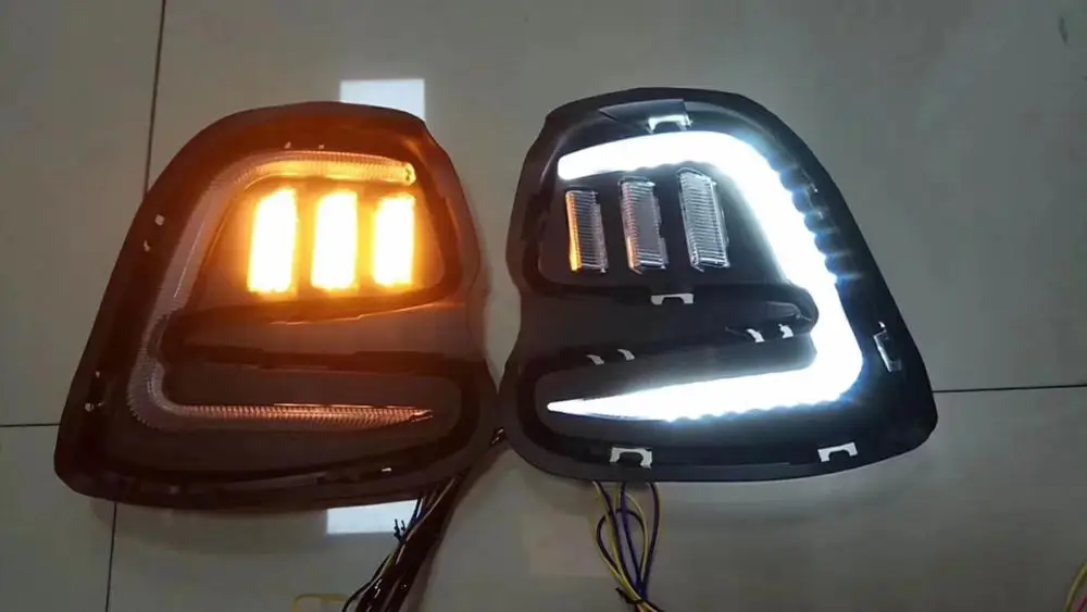 One Pair Dynamic Turn Signal Relay Waterproof Car DRL LED Daytime Running Light Fog For Lamp Chevrolet Cavalier