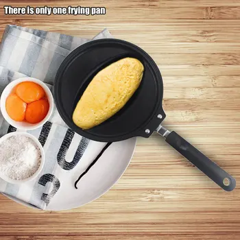 

Pot Omelet Rice Frying Pan Eggs Household Smooth Surface Pancakes Casting Aluminum Non Stick Easy Clean Home Kitchen Long Handle