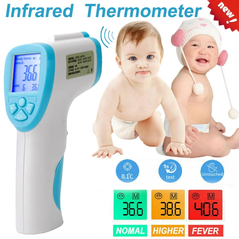 

Newest LCD Digital Non-contact Infrared Thermometer Forehead Body Temperature Meter Tool Promotion