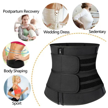 

Shaperwear Waist Trainer Neoprene Belt Weight Loss Cincher Body Shaper Tummy Control Strap Slimming Sweat Fat Burning belt