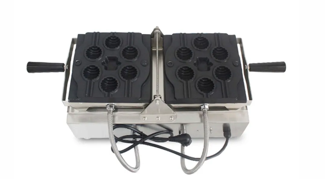 Description Picture 4 of itemElectric 110v 220v Lollipop waffle cake machine Candy cake machine lolly waffle maker